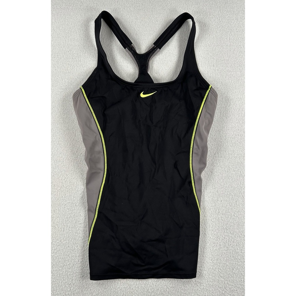 Nike Women's Color Surge Powerback Tankini Swimsuit Top Size Medium